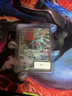 Pokemon TCG Roaring Moon EX Paradox Rift Holo Card 251/182 - Image 1