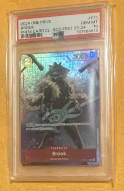 PSA 10 Gem Mint Brook ST01-011 Premium Card CL 2024 English ONE PIECE TCG - Image 1