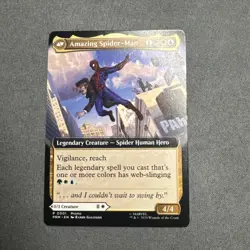 The Amazing SpiderMan Peter Parker NYCC 2025 EXCL Magic The Gathering Promo Card - Image 1