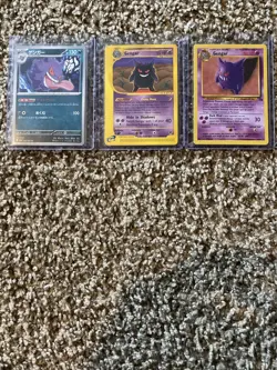 Gengar Pokemon Card Trio Collection, 1999, 2002, 2023 TCG - Image 1