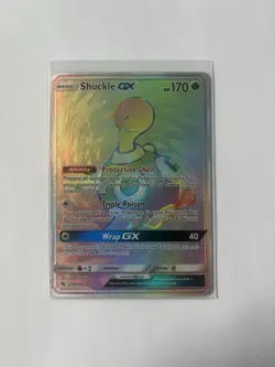 Pokemon TCG Shuckle GX Lost Thunder Holo Full Art Ultra Rare Card - Image 1