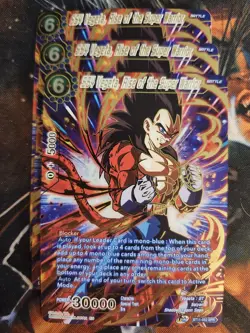 1x Dragon Ball Super Card Game, Masters, SS4 Vegeta Rise of the Super, SPR - Image 1