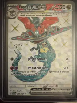 Pokemon TCG Dragapult EX SV-Twilight Masquerade Holo Ultra Rare Card 200/167 - Image 1