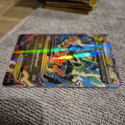 Pokemon Mega M Rayquaza EX Roaring Skies Ultra Rare Holo Card 61/108 Full Art - Image 3