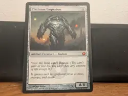 MTG Platinum Emperion - Scars of Mirrodin - LP - Magic the Gathering - Image 1