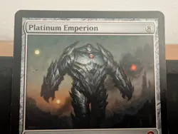 MTG Platinum Emperion - Scars of Mirrodin - LP - Magic the Gathering - Image 2