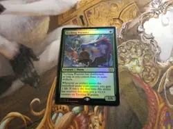 Teething Wurmlet Foil MTG Brothers' War - Pack Fresh - - Image 1