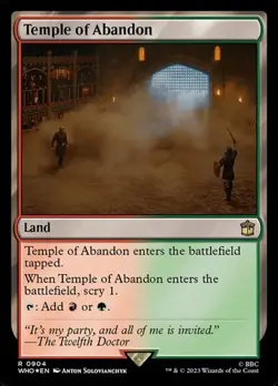 Temple of Abandon - Surge Foil DRWHO NM MTG - Image 1