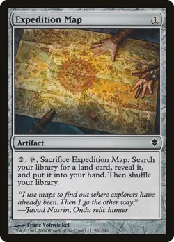 Expedition Map Zendikar LP MTG - Image 1