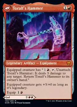 Magic: the Gathering: MTG KALDHEIM TORALF GOD OF FURY MYTHIC RARE - Image 2
