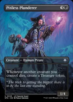MTG Pitiless Plunderer (Borderless) Special Guests #0005 FOIL - Image 1