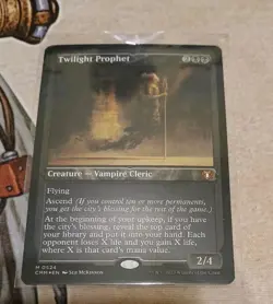 Twilight Prophet (Foil Etched) Commander Masters NM MTG - Image 1