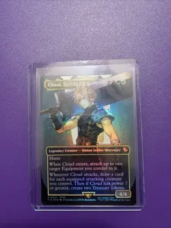 Cloud, Ex-SOLDIER (Borderless) Commander: Final Fantasy Foil - Image 1