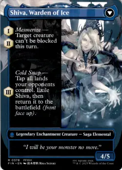 MTG Jill, Shiva's Dominant (Borderless) Normal NM FINAL FANTASY Magic 378 - Image 2