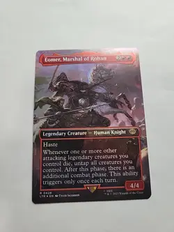 MTG - Eomer, Marshal of Rohan (Borderless) LTR Foil Rare #0428 - Image 1