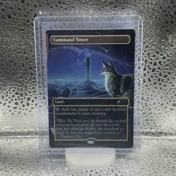 FOIL - Command Tower AVATAR Airbender Borderless Rainbow MTG Secret Lair (7063) - Image 1