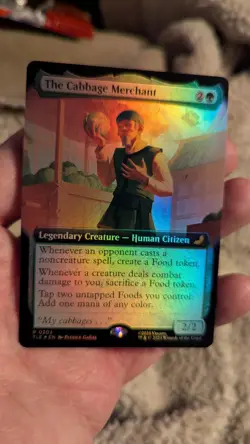1x The Cabbage Merchant Foil Extended NM Magic MTG TLA TLE Avatar x1 - Image 1