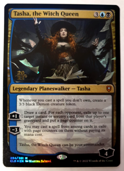 MTG Battle for Baldur's Gate - Tasha, the Witch Queen - FOIL Promo Mythic NM 294 - Image 1