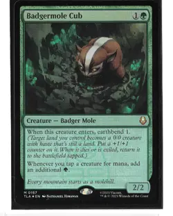 MTG Badgermole Cub 0167 Regular Avatar: The Last Airbender TLA NM - Image 1