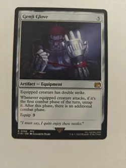 MTG / Genji Glove / FIN / #258 / Regular / Rare / NM - Image 1
