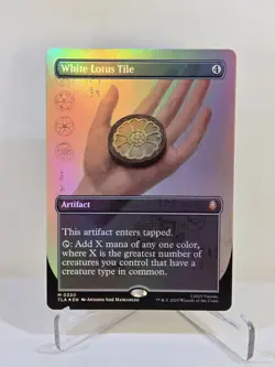 MTG - White Lotus Tile - Borderless Foil - Avatar - Image 1