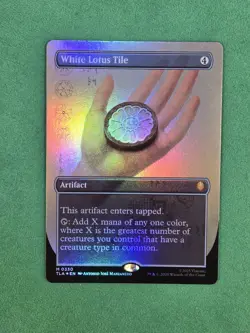 MTG - White Lotus Tile - Borderless Foil - Avatar - Image 2