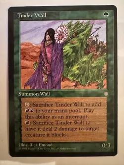 Magic: The Gathering - Tinder Wall (1x) Ice Age Regular - Image 1