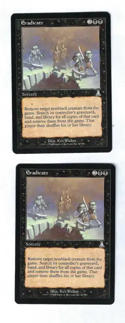 2x Eradicate - Urza's Destiny - Magic The Gathering NM/M (Never Played) - Image 1