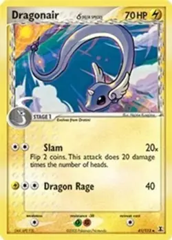 Dragonair - 41/113 (Delta Species, #041/113) EX - Delta Species LP Pokemon - Image 1