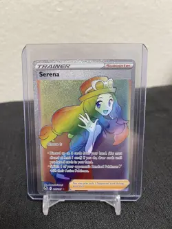 Pokemon TCG Serena Silver Tempest 207/195 Holo Secret Rare - Image 1