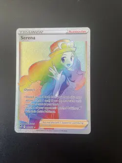 Pokemon TCG Serena Sword & Shield - Silver Tempest 207/195 Holo Secret Rare - Image 1