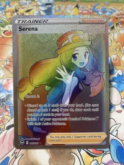 Serena 207/195 SWSH Silver Tempest Secret Rare Trainer Holo Pokemon TCG 2022 - Image 1