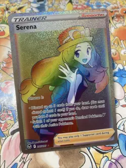 Serena 207/195 SWSH Silver Tempest Secret Rare Trainer Holo Pokemon TCG 2022 - Image 2