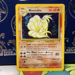 Pokemon Ninetales 17/110 WotC Legendary Collection Holo Rare MP - Image 1