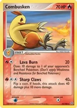 2x Combusken (#25/106) EX - Emerald LP Pokemon - Image 1