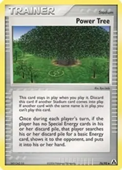 Power Tree (#76/92) EX - Legend Maker LP Pokemon - Image 1