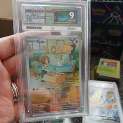 Pokemon Ralts 211/198 Scarlet & Violet Illustration Rare ACE Grading 9 - Image 1