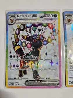 Pokemon Umbreon and Espeon Black Star Promo SVP175 SVP176 Figure Collection NM/M - Image 2