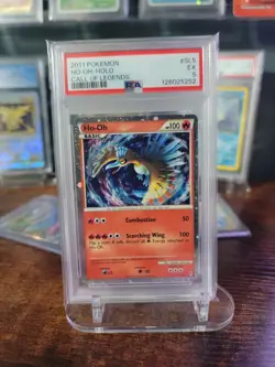 2011 Pokemon TCG Call Of Legends Ho-oh Holo #SL5 PSA 5 EX - Image 1