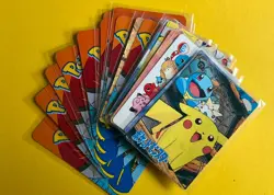 17 Pikachu Pokemon Pocket Monster Vintage Vending Prism Sticker Bundle Holo Foil - Image 2