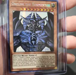 *** OBELISK THE TORMENTOR *** PRISMATIC SECRET RARE TN19-EN007 YUGIOH! - Image 1