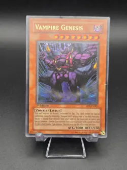 Vampire Genesis [1st Edition] SD2-EN001 YuGiOh Structure Deck: Zombie Madness - Image 1