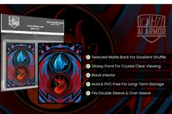 AI Armor Magic The Gathering Art Sleeves 100 Card Capacity X2 Brand New - Image 1
