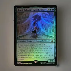 MTG Magic The Gathering Avatar Bumi Eclectic Earthbender Foil 248 NM/M - Image 1