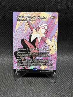 Spider-Gwen, Web-Warrior - Najeela, the Blade-Blossom (Borderless) Regular - Image 1