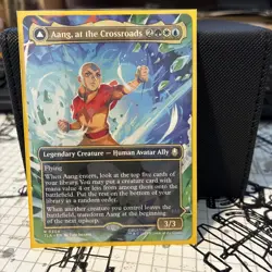 Aang, at the Crossroads Borderless MTG Avatar: The Last Airbender 304 R NM - Image 1