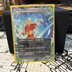 Aang, at the Crossroads Borderless MTG Avatar: The Last Airbender 304 R NM - Image 2