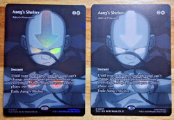MAGIC THE GATHERING AVATAR: AANG'S SHELTER(TEFERI'S PROTECTION) 1 FOIL & 1 NFOIL - Image 1