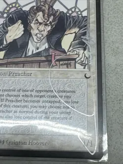 PREACHER Magic the Gathering 1994, Reserved List Signed Quinton Hoover - Image 3