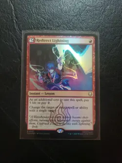 REDIRECT LIGHTNING FOIL - Rare - TLA Avatar MTG ATLA #0151 - Image 1